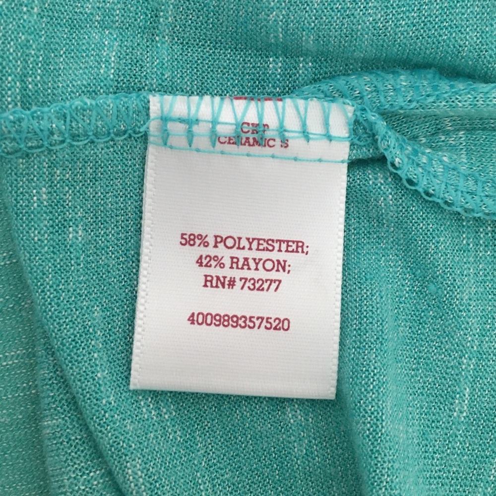 SO Light Aquamarine Heathered Short-Sleeved Scoop Neck T-shirt, Juniors' Small - Picture 5 of 8